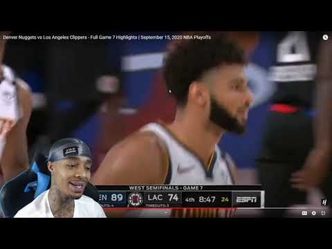 FlightReacts  Nuggets vs Clippers - Full Game 7 Highlights | September 15, 2020 NBA Playoffs!
