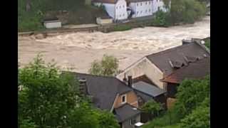 preview picture of video 'Hochwasser 2013 - Steinbach an der Steyr - 02.06.2013'