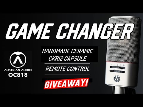 GIVEAWAY! Game Changer Microphone Austrian Audio OC818 Remote Control CKR12 Capsule Dual Output DEMO
