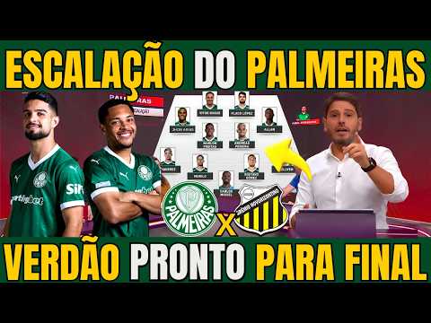TROCA DE PASSES! SAIU A ESCALAÇÃO DO PALMEIRAS PARA O PRIMEIRO JOGO DA FINAL DO PAULISTÃO