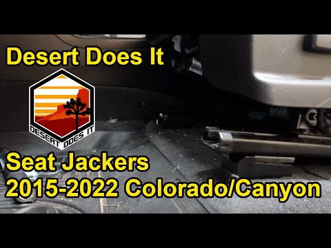 [HOW TO] Install Desert Does it - Seat Jackers for 2015-2022 Chevy Colorado & GMC Canyon (+ BONUS)