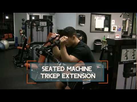 Seated Machine Tricep Extension