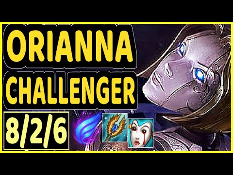 XKENZUKE (ORIANNA) - 8/2/6 KDA MID CHALLENGER GAMEPLAY - EUW