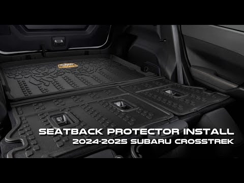 Seatback Protector Installation for 2024-2025 Subaru Crosstrek