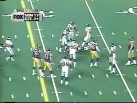 Dwayne Rudd Vikings vs Rams