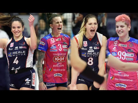 ALL "MEGA RALLY" of the Match Chieri - Novara | Lega Volley Femminile 2022/23