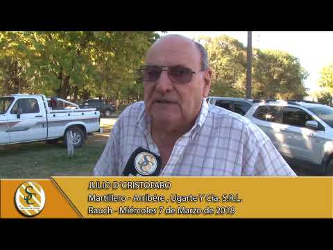 07-03-18 Nota Julio D´Cristofaro - Arribére, Ugarte y Cía. S.R.L. - Rauch