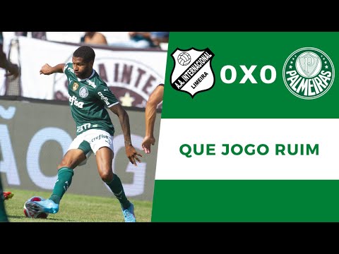 JOGO HORRÍVEL! - INTER DE LIMEIRA 0 X 0 PALMEIRAS