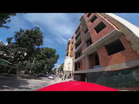 Belgrade, riding scooter, Mirijevo, Jovanke Radaković - Zvezdara, Milana Rakića