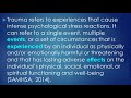 Understanding Trauma Webinar 1