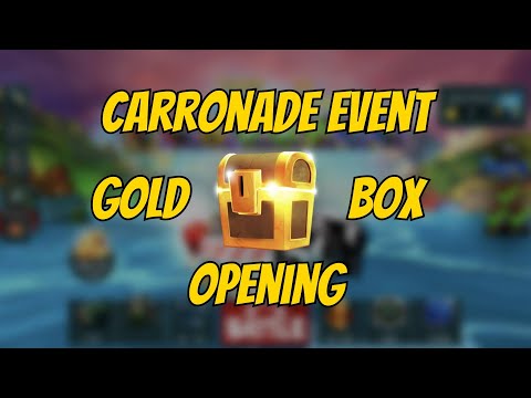 Battle Bay Opening 800 Coins Box Carronade Event for Gold Perk