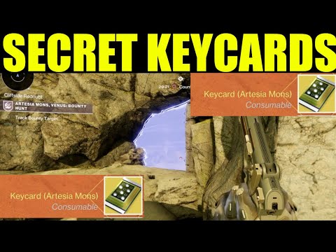 Destiny 2 - how to get & use secret keycards in lawless frontier (keycard locations) | SECRET LOOT