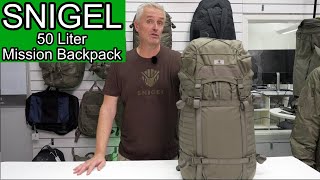 Snigel 50 liter Mission Backpack - Tactical Backpack