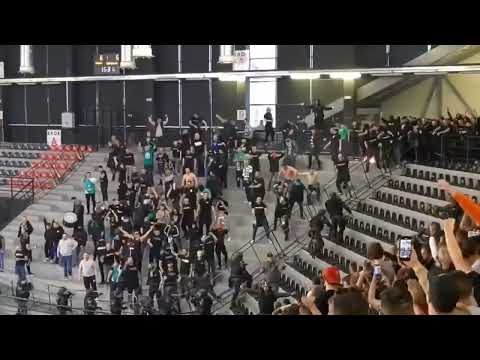 Wild Scenes at a Handball Derby: Vardar Skopje v Pelister Bitola (Macedonia)