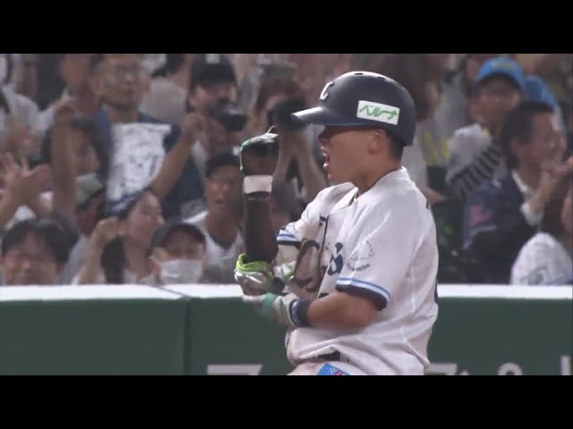 【1回裏】ライオンズ・滝澤夏央が3ベースヒットを放ちチャンスメイク!! 2024年5月31日 埼玉西武ライオンズ 対 読売ジャイアンツ
