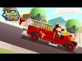 Fire Trucks Bulldozers Cranes FULL EPISODES Justin Time 1 Full Hour