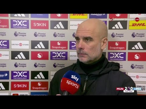 Pep Guardiola Post Match Interview | Pep Goes Crazy | Man United vs Man City 2-0