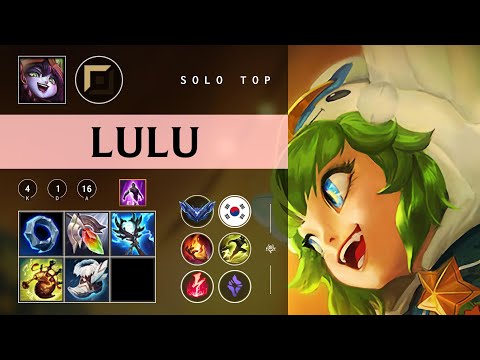 Lulu Top vs Sion - KR Diamond Patch 26.01
