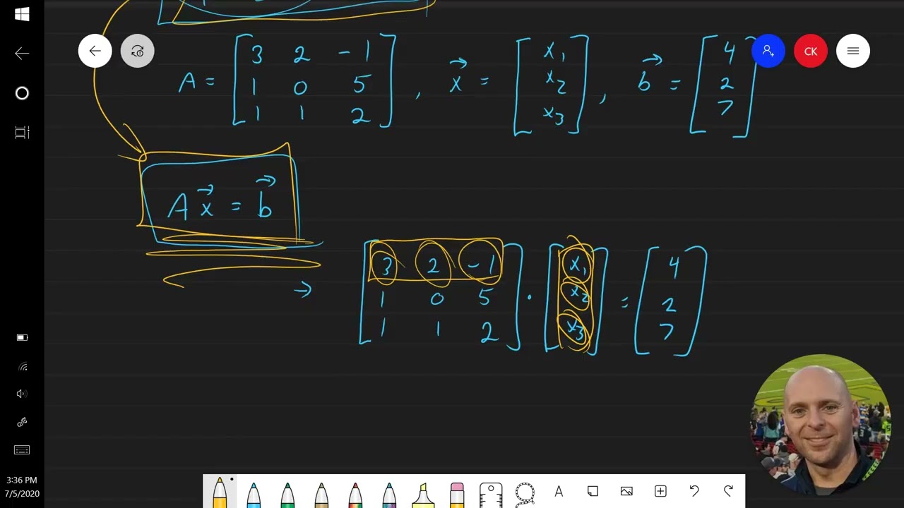 Vector Forms of Solutions