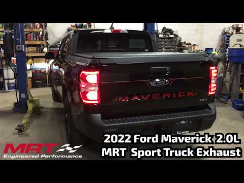 2022 Ford Maverick 2.0L MRT Performance Sport Truck Straight Pipe Exhaust System