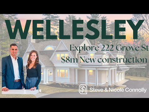 Luxury New Construction in Wellesley MA | Dana Hall Neighborhood | Over 1 Acre | 222 Grove Street