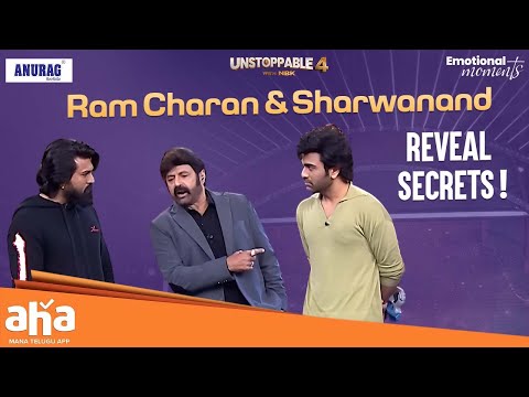 Ram Charan & Sharwanand on Love Life! | Unstoppable with NBK | ahavideoIN