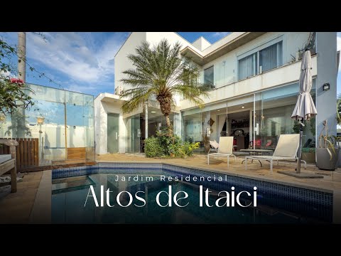 Sobrado em Condomínio com 4 suítes e 371m² - Residencial Alto de Itaici - Indaiatuba / SP