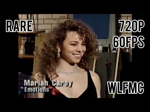 RARE ♡ Mariah Carey - Emotions - Grammy Awards 1992 (Backstage Footage) 720p 60fps HD