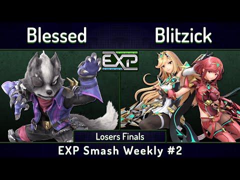 EXP SW # 02 | Blessed (Wolf) vs Blitzick (Pyra/Mythra) | Losers Finals | SSBU Ultimate Tournament