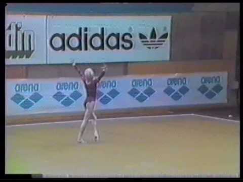 Gymnastics 1985 :  Ulrike Klotz (GDR) FX