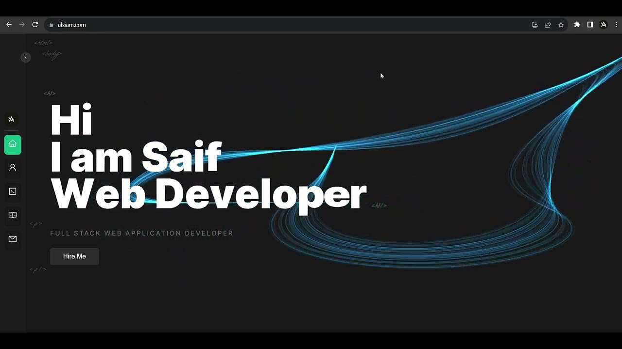 1-Minute Best Full Stack Developer Portfolio Showcase | Al Siam