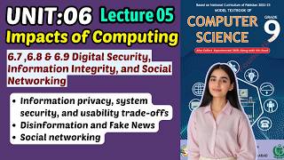 Digital Privacy, Integrity, & Networking | Chapter 6 Impacts of Computing | Class 9 CS Federal 2026