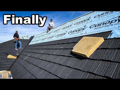 After A Year My $7,000 Mansion Is Finally Getting A Roof