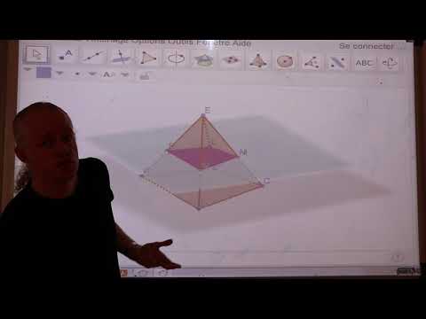 Sections d'une pyramide et d'un cône
