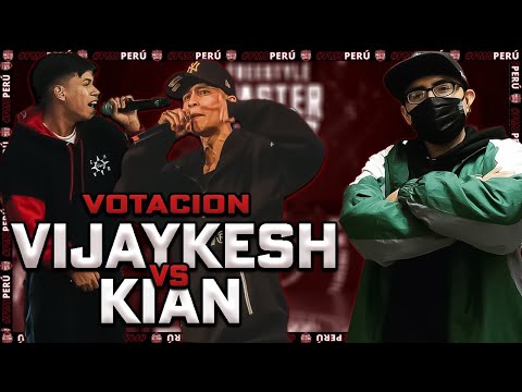 KIAN VS VIJAY KESH (NEW ERA) -  FMS PERÚ T.2 2021/22  - VOTACIÓN GCR FREESTYLE