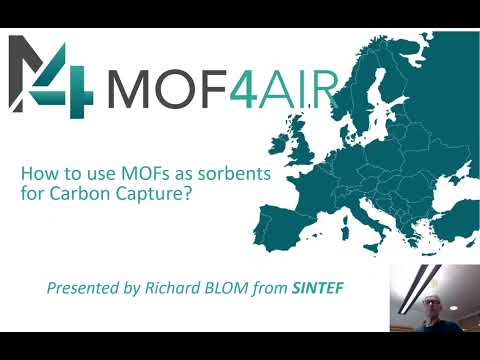 MOF4AIR concepts (2/3) - MOFs as adsorbents for Carbon Capture