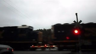 preview picture of video 'CSX Power House Move 6 Locomotives 148 Cars'
