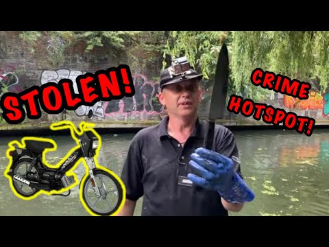 Crime Hotspot & Magnet Fishing The Stolen Motorbike Graveyard #130