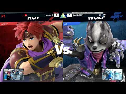 Ascension VI SSBU Top 64 WR2 - Junior Z (Roy) vs AcaRa|AZ (Wolf)