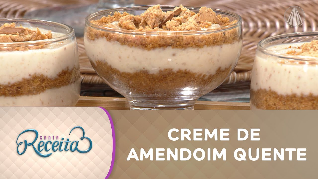Receita fácil e deliciosa: um creme de amendoim quente