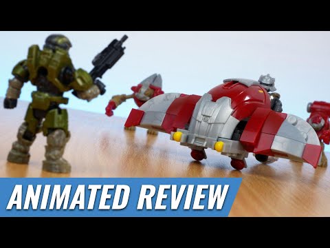 Hijacked Ghost - Animated Review (Halo Infinite Mega Construx)