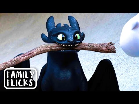 Toothless Fails At Flirting | How To Train Your Dragon 3 (2019) | Family Flicks