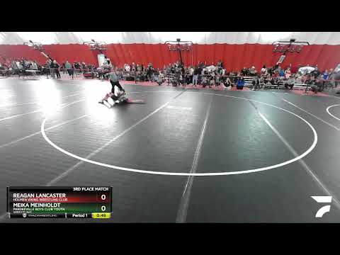 65-70 Lbs 3rd Place Match - Reagan Lancaster, Holmen Viking Wrestling Club Vs Meika Meinholdt, Par