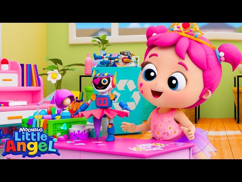 Tea, Tiaras & Recycling! 👑♻️ Princess Recycle Tea Party | Nursery Rhymes for kids - Little Angel