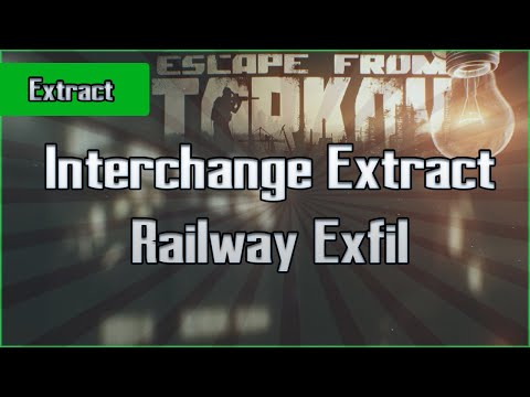 Railway Exfil - Interchange - PMC and Scav - Escape From Tarkov EFT Extract Guide for Beginners