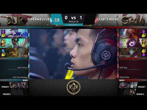 [2017 S7 MSI] Play-In - GAM vs SUP - Game 2 - League of Legends - GIGABYTE Marines vs SuperMassive