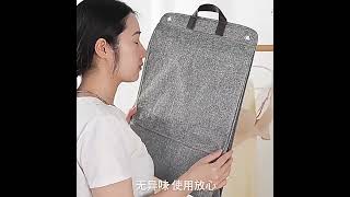 Závěsný koš na prádlo s víkem menší