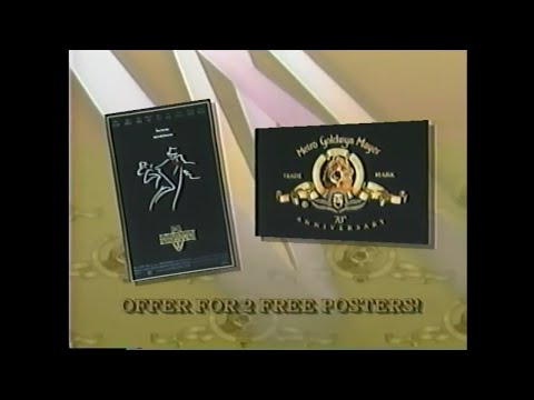 MGM/UA Home Video That's Entertainment! 3 Customer Sales Promo 1994