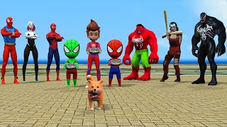 Game 5 Superheroes Pro| rescue 3 Spider Man kids kidnapped by Hulk zombie vs Venom vs Joker Avengers