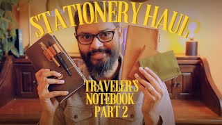 My Traveler's Notebook Stationery Haul Part 2 - Cotton Zipper Cases!
